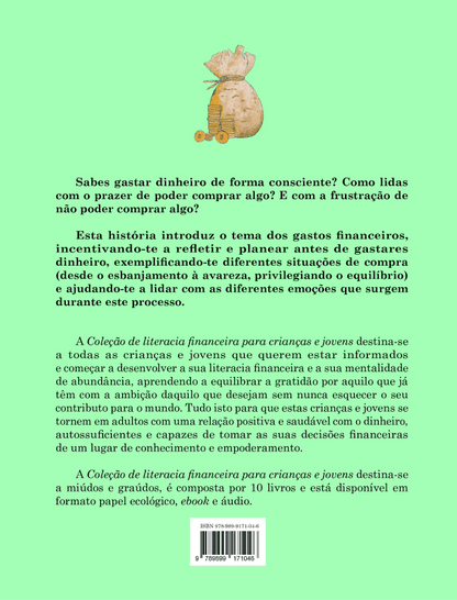 Eu sei gastar dinheiro | Livro 9 | Coleção de literacia financeira para crianças e jovens