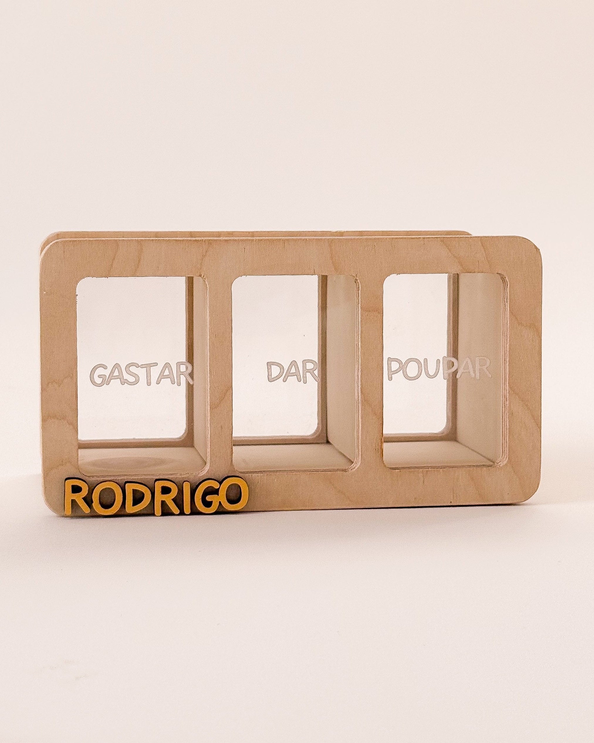Mealheiro Infantil de Literacia Financeira – Gastar, Dar e Poupar