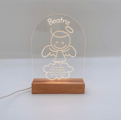 Luz de Presencia Personalizada - Angelito de la Guarda
