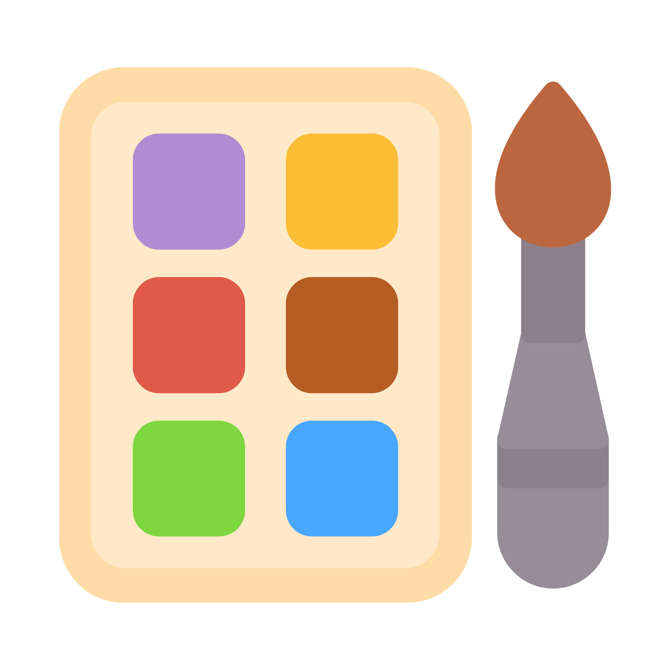 Pinturas faciais e atividades